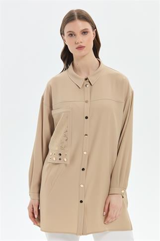 Müsemma Büyük Beden Hümeyra Gömlek 25YGML-MUS0010