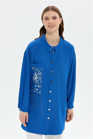 Müsemma Büyük Beden Hümeyra Gömlek 25YGML-MUS0010