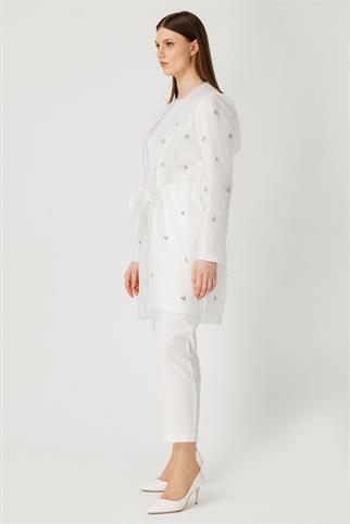 Müsemma Büyük Beden İnci Ceket 24YCKT-MUS0001