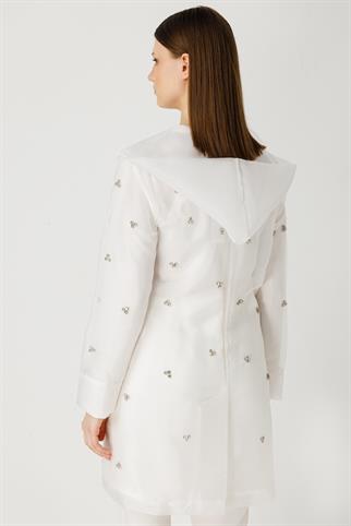 Müsemma Büyük Beden İnci Ceket 24YCKT-MUS0001
