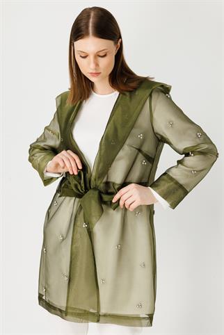 Müsemma Büyük Beden İnci Ceket 24YCKT-MUS0001