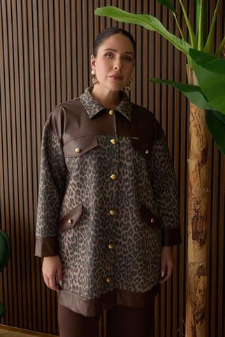 Müsemma Büyük Beden Leyal Kaban 26KKBN-MUS0003