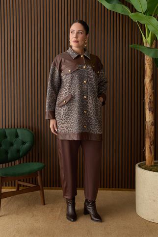 Müsemma Büyük Beden Leyal Kaban 26KKBN-MUS0003