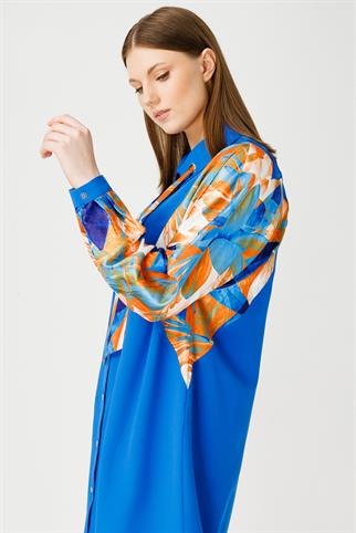 Müsemma Büyük Beden Lotus Gömlek 24YGML-MUS0006