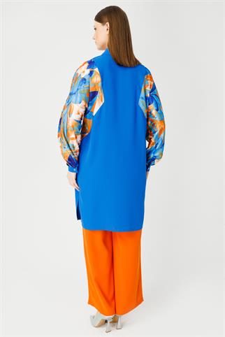 Müsemma Büyük Beden Lotus Gömlek 24YGML-MUS0006