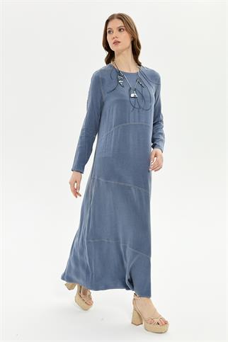 Müsemma Büyük Beden Mahperi Elbise 25YELB-MUS0010