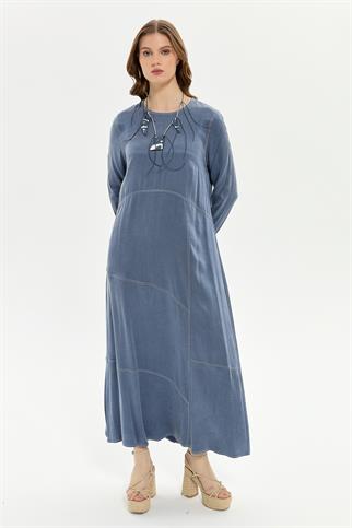 Müsemma Büyük Beden Mahperi Elbise 25YELB-MUS0010