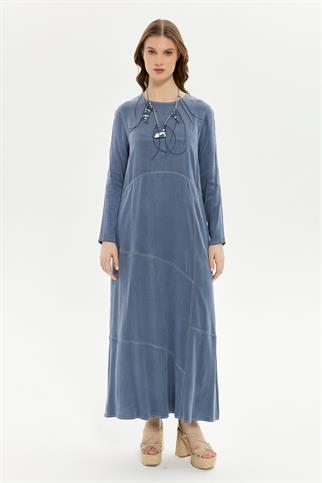 Müsemma Büyük Beden Mahperi Elbise 25YELB-MUS0010