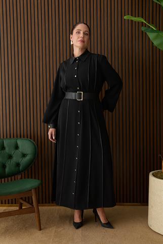 Müsemma Büyük Beden Nilda Elbise 26KELB-MUS0010