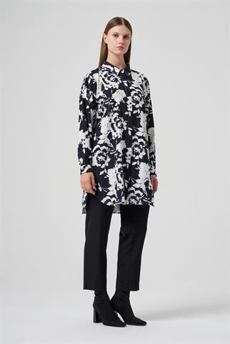 Müsemma Büyük Beden Sade Gömlek 25KGML-MUS0003