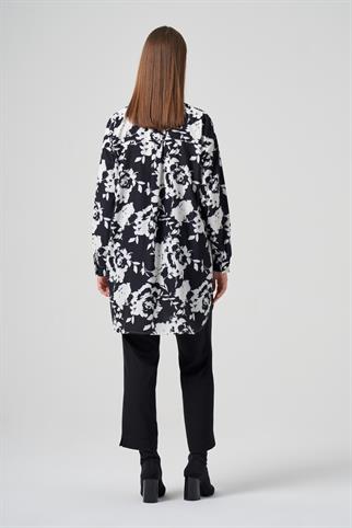 Müsemma Büyük Beden Sade Gömlek 25KGML-MUS0003