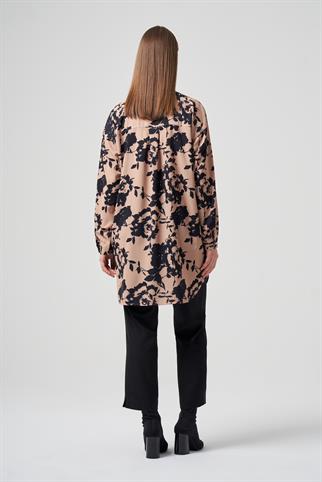 Müsemma Büyük Beden Sade Gömlek 25KGML-MUS0003