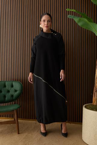 Müsemma Büyük Beden Selen Elbise 26KELB-MUS0009