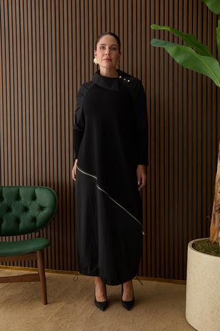 Müsemma Büyük Beden Selen Elbise 26KELB-MUS0009