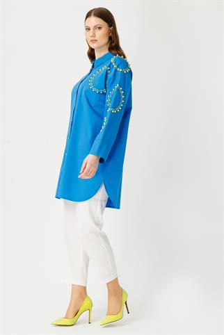 Müsemma Büyük Beden Simay Gömlek 24YGML-MUS0015