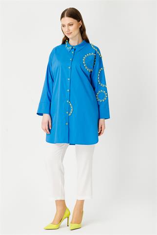 Müsemma Büyük Beden Simay Gömlek 24YGML-MUS0015