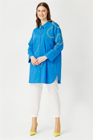 Müsemma Büyük Beden Simay Gömlek 24YGML-MUS0015