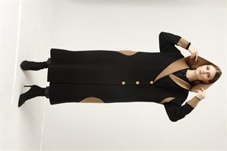 Müsemma Büyük Beden Yüksek Kalite Triko Kumaş Doğa Kaban 24KKAP-MUS0004