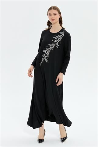 Müsemma Büyük Beden Zümrüt Elbise 25YELB-MUS0006