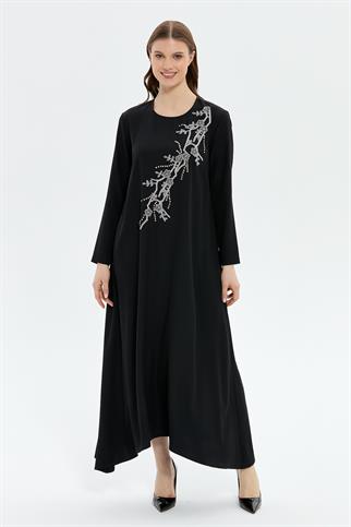 Müsemma Büyük Beden Zümrüt Elbise 25YELB-MUS0006