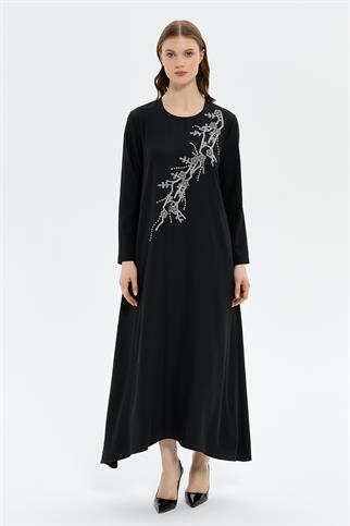 Müsemma Büyük Beden Zümrüt Elbise 25YELB-MUS0006