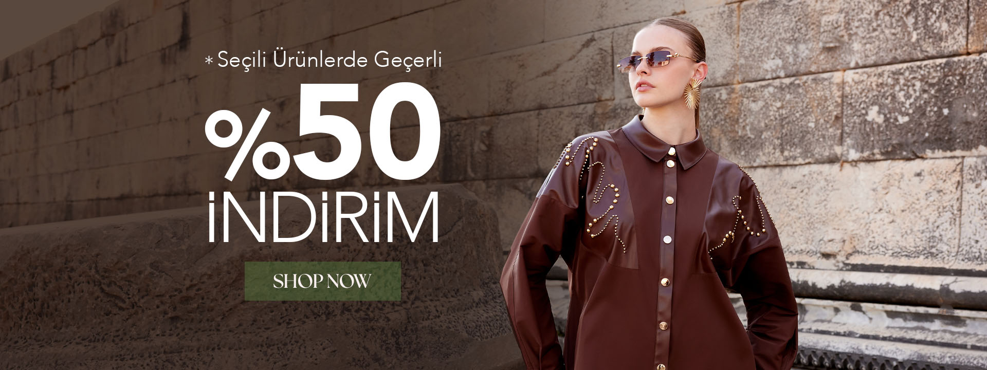 Seçili Ürünlerde %50 İndirim