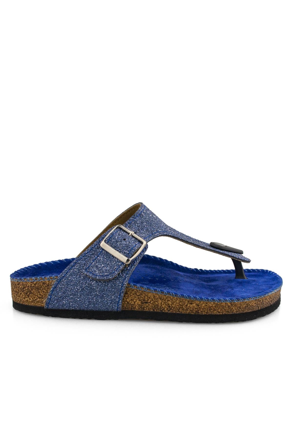 LACİVERT SİM E Kız Çocuk Terlik