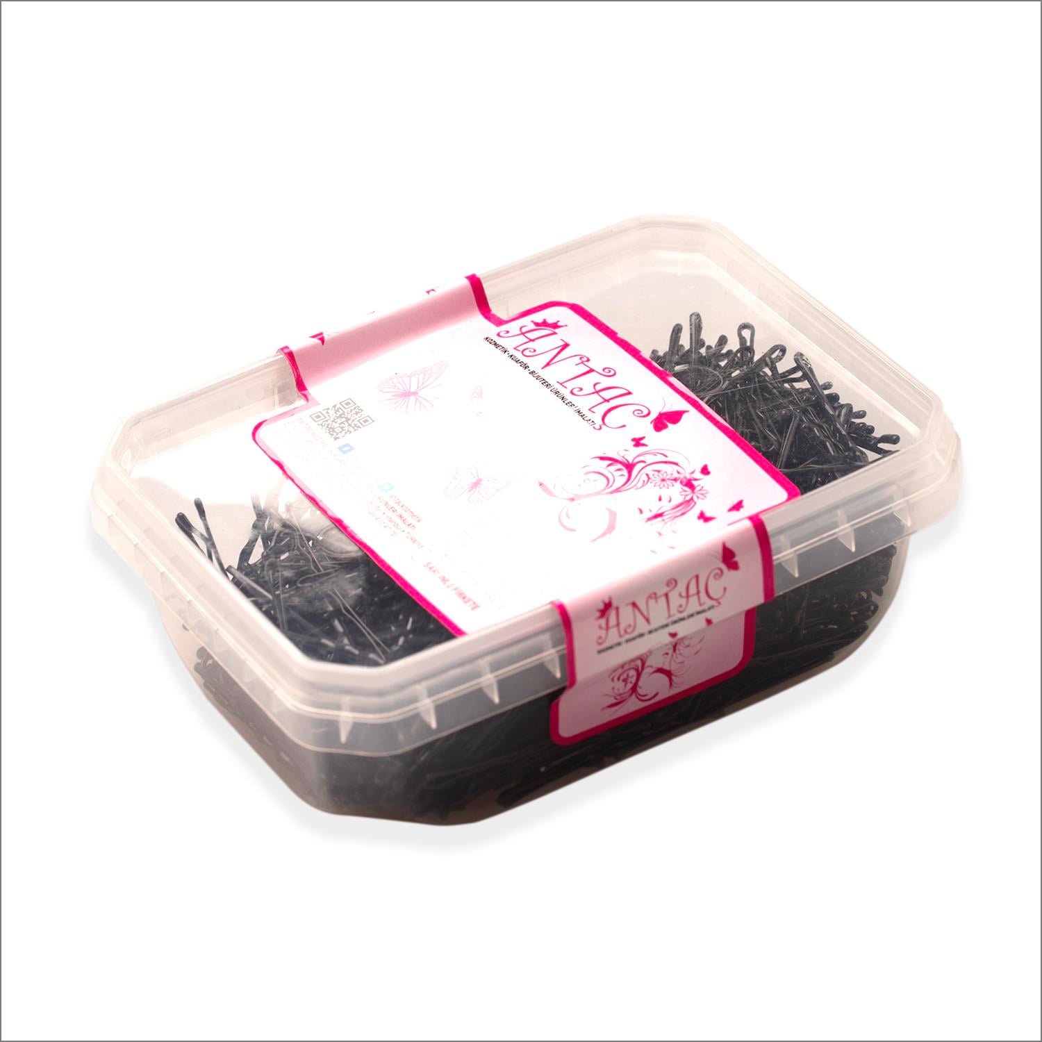 ANTAÇ SİYAH TOPUZLU TEL TOKA 500 GR