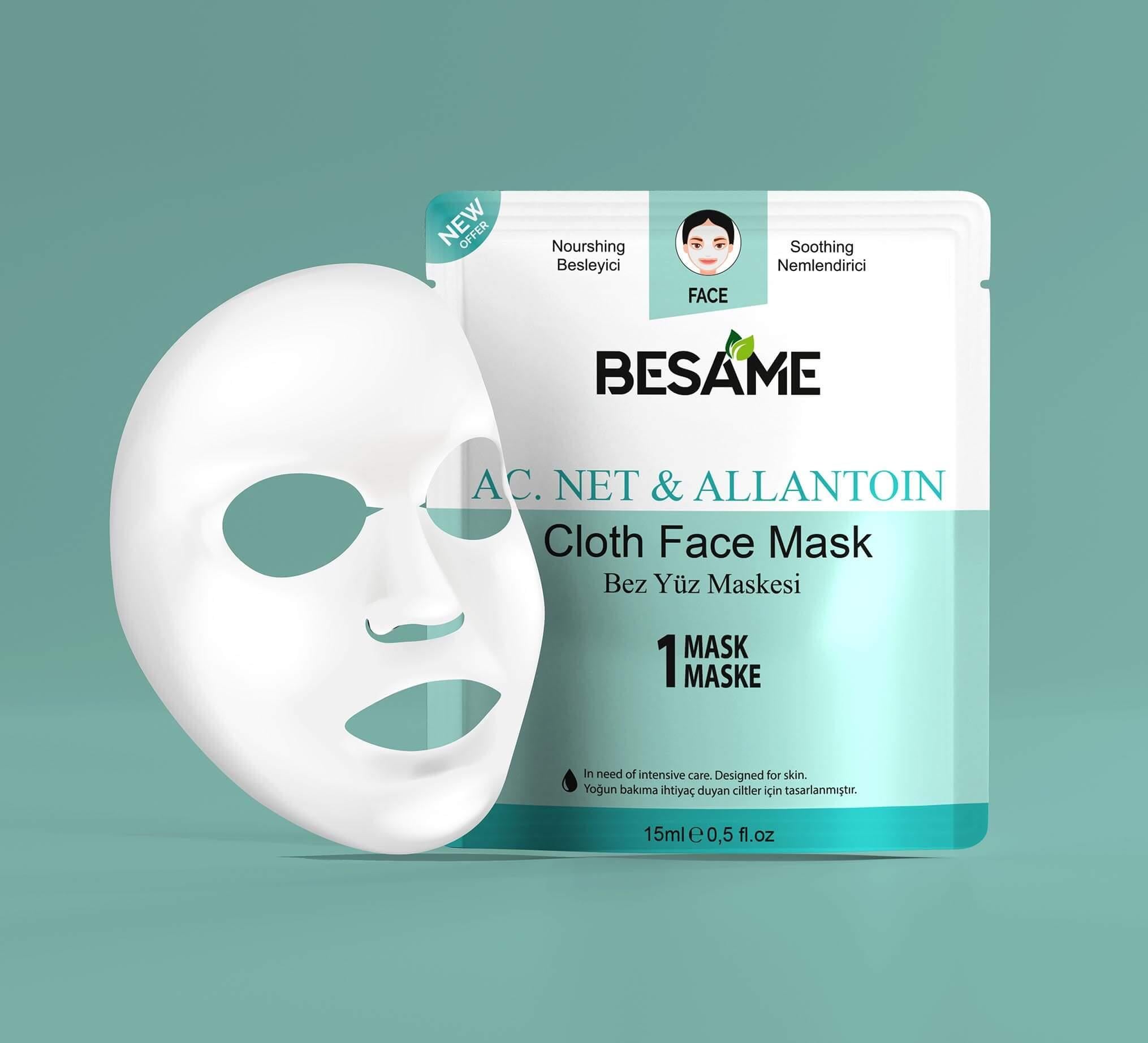 Besame Bez Yüz Maskesi Allantoın Adet