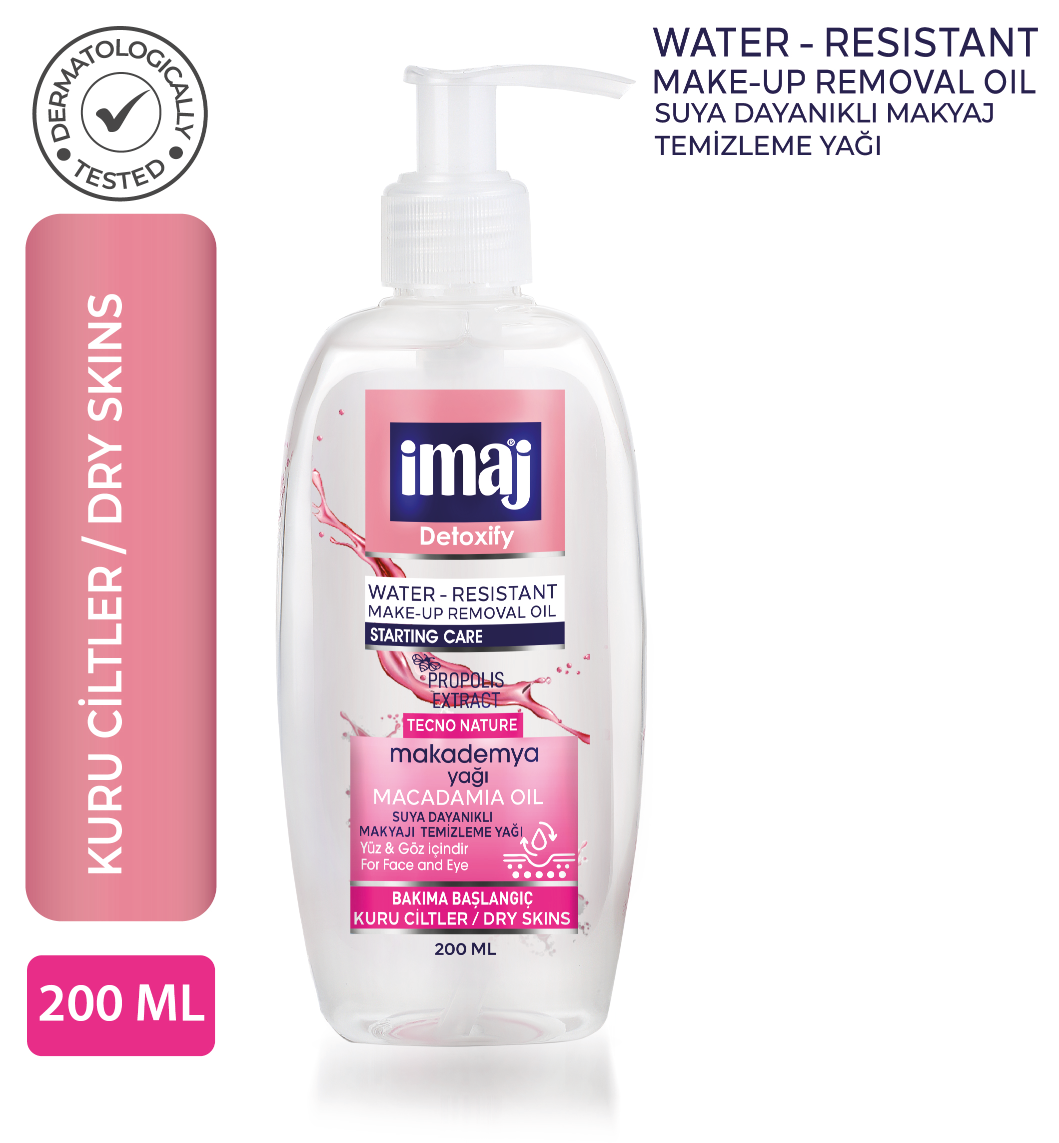 İMAJ 200 ML MAKYAJ TEMİZLEME YAĞI