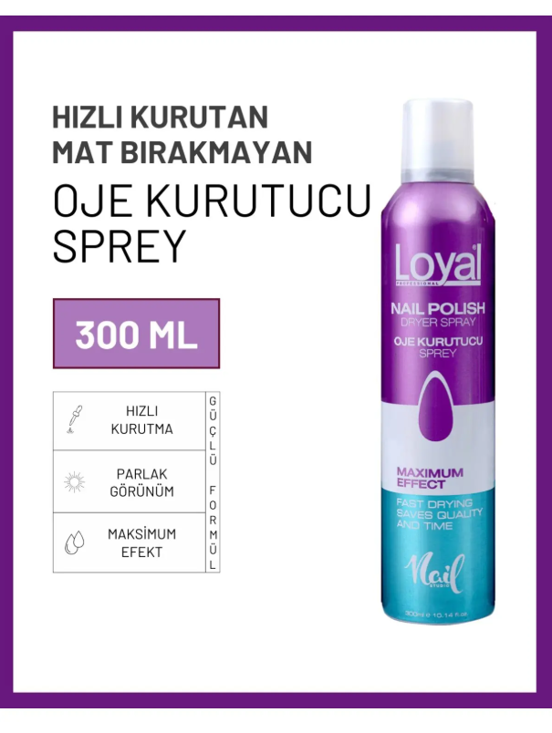 Loyal Oje Kurutucu S.300 Ml