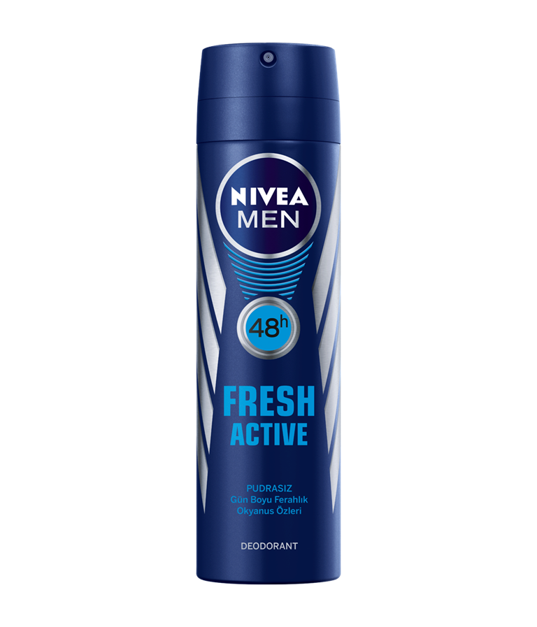 NIVEA DEO BAY FRESH ACTIVE PUDRASIZ 150 ML