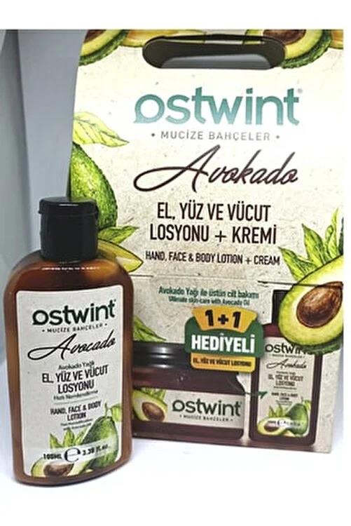 OSTWİNT EL YÜZ VE VÜCUT LOSYONU +KREMİ HEDİYELİ AVAKADO