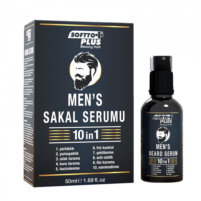 SOFTTO PLUS 10 in 1 Men’s Sakal Serumu 50 ml