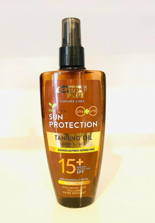 Softto Plus Bronzlaştırıcı Güneş Yağı 200 Ml Spf 15