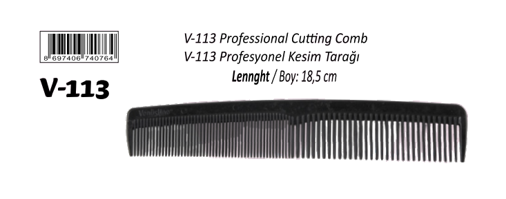 VENUSLINE CARBON KESİM TARAĞI C-113
