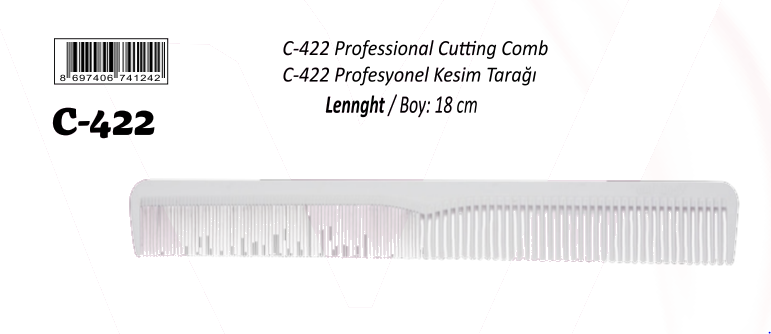 VENUSLINE CARBON KESİM TARAĞI C-422