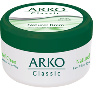 ARKO CLASSİC NATURAL KREM 250 ML