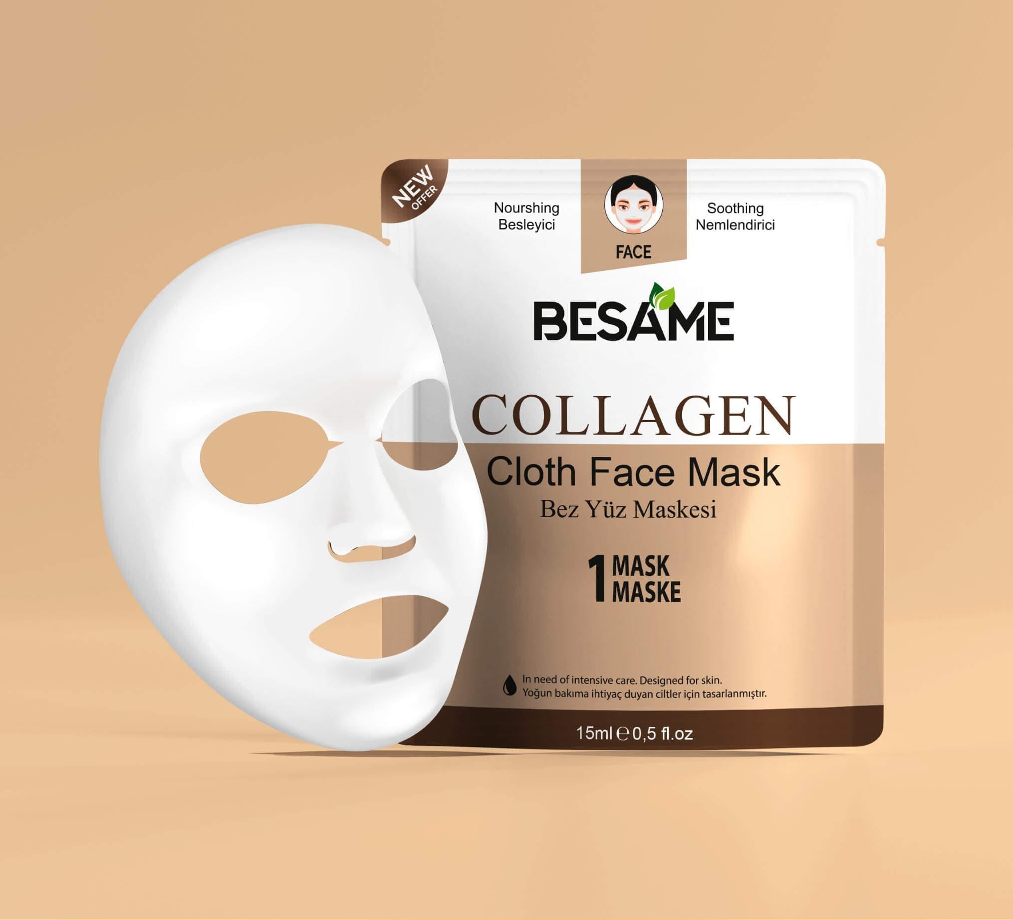 Besame Bez Yüz Maskesi Collagen Adet