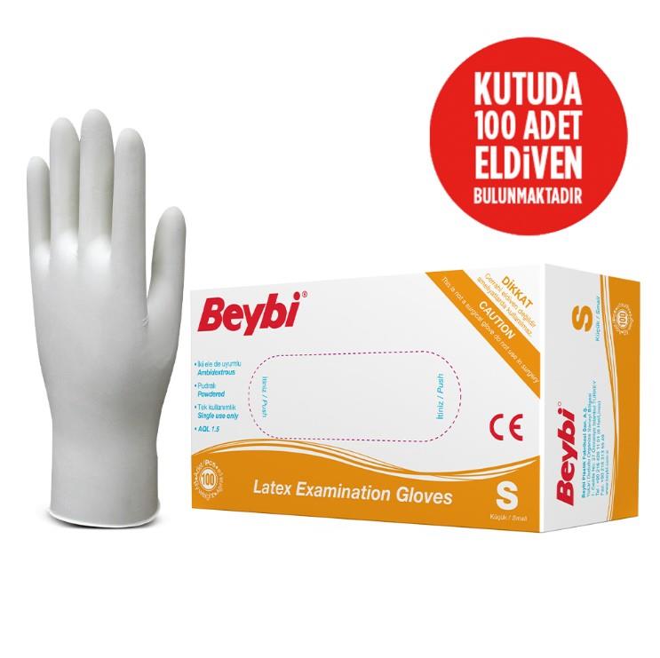 Beybı Lateks Pudralı Eldiven (S)