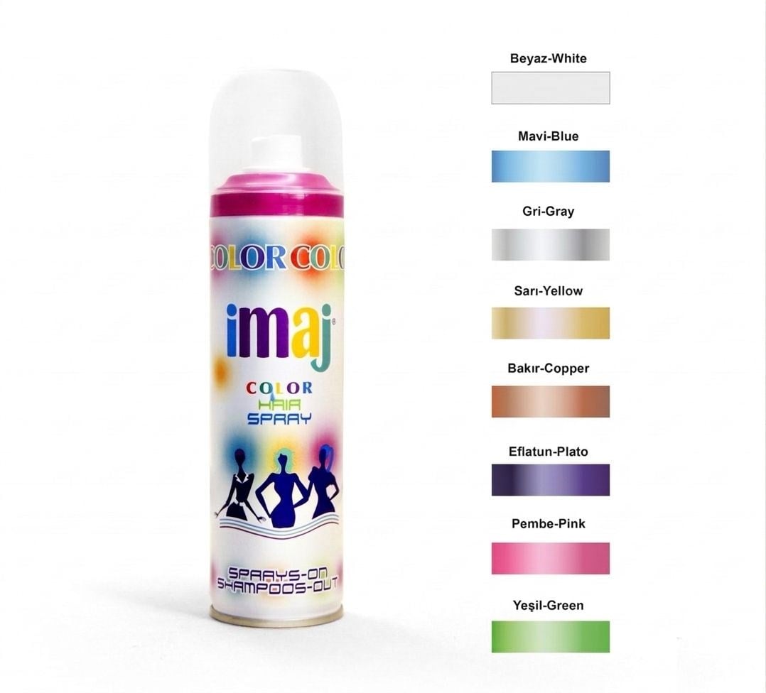 İMAJ 100 ML CRAZY HAIR SPREY FUŞYA