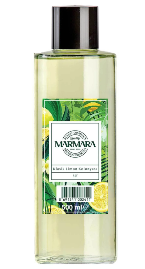 MARMARA BEAUTY LİMON KOLONYA CAM 500 ML