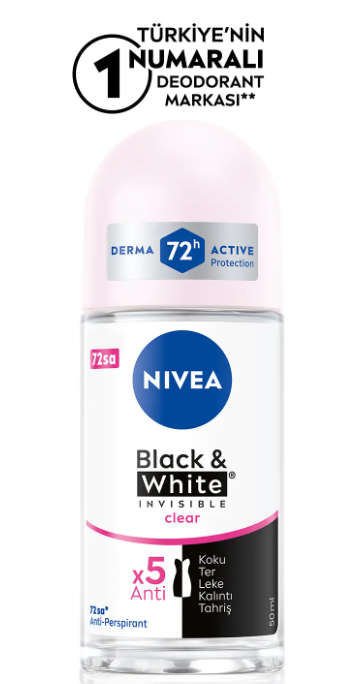 Nıvea Rollon Byn Clear 50 Ml
