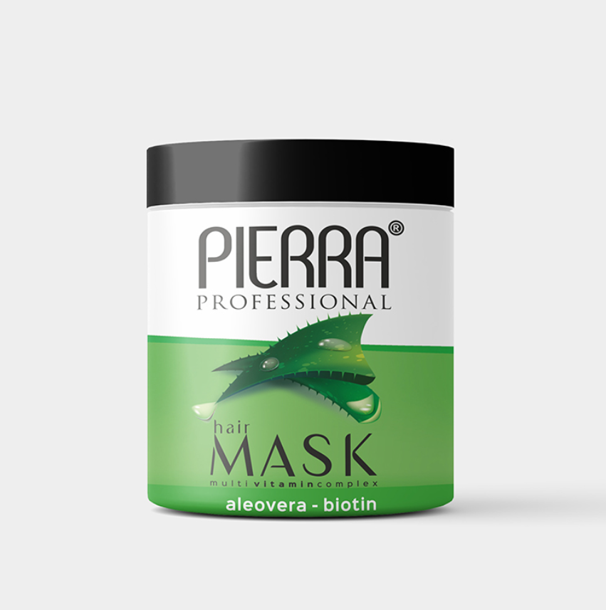Pıerra Haır Mask Aleovera-Biotin 1000 Ml