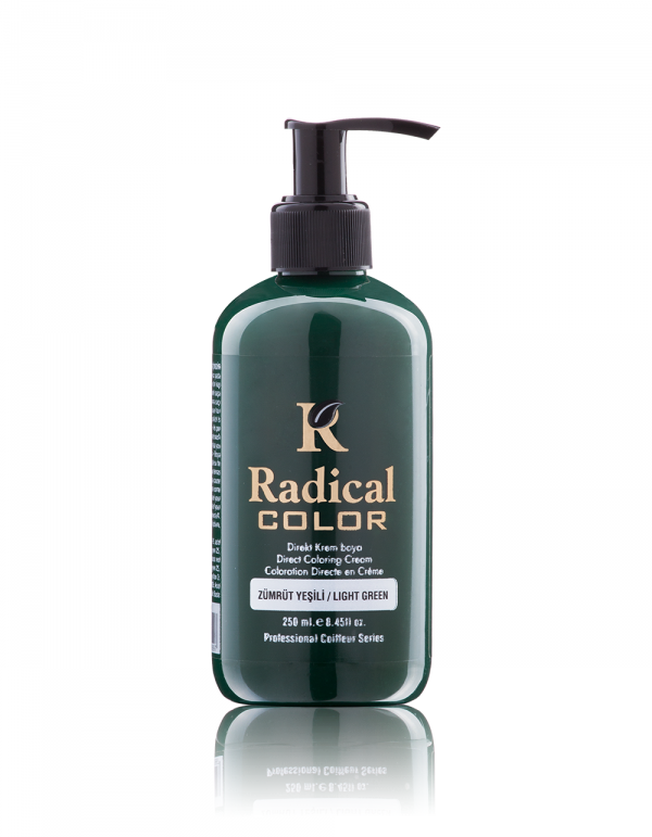 RADICAL COLOR SU BAZLI SAÇ BOYASI 250 ML ZÜMRÜT YEŞİLİ