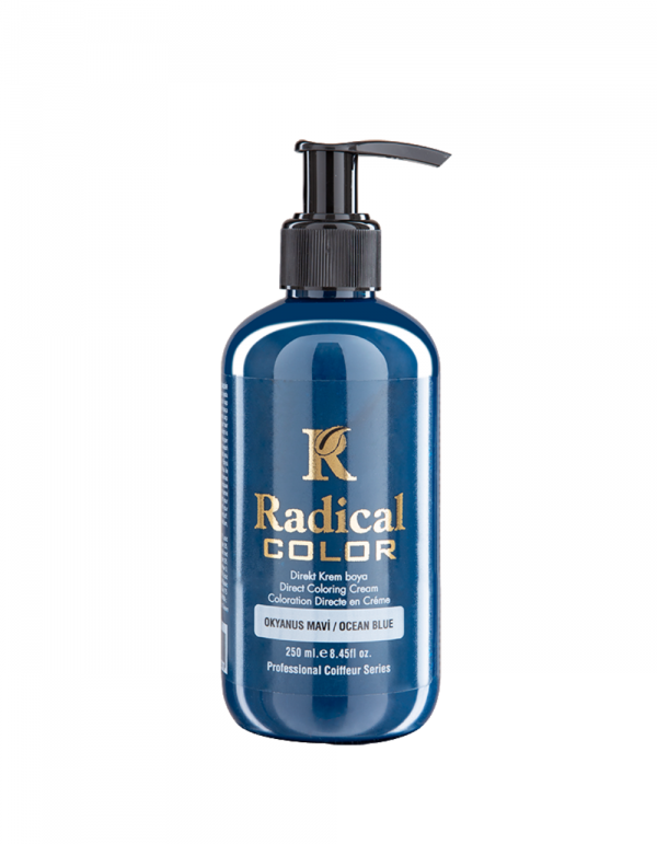 RADICAL COLOR SU BAZLI SAÇ BOYASI 250 ML OKYANUS MAVİ
