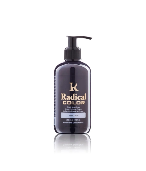 RADICAL COLOR SU BAZLI SAÇ BOYASI 250 ML MAVİ