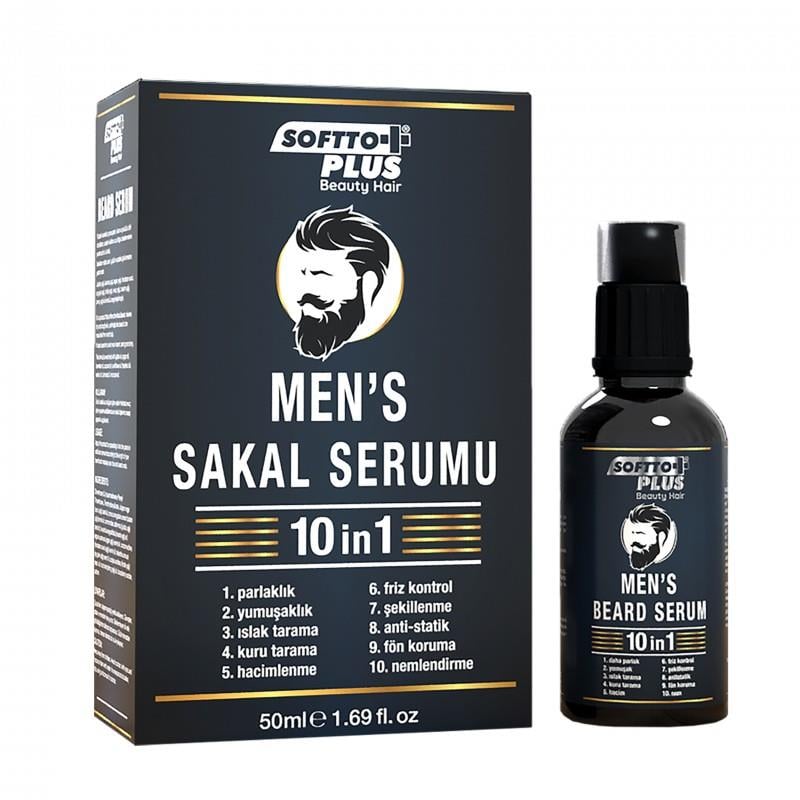 SOFTTO PLUS 10 in 1 Men’s Sakal Serumu 50 ml