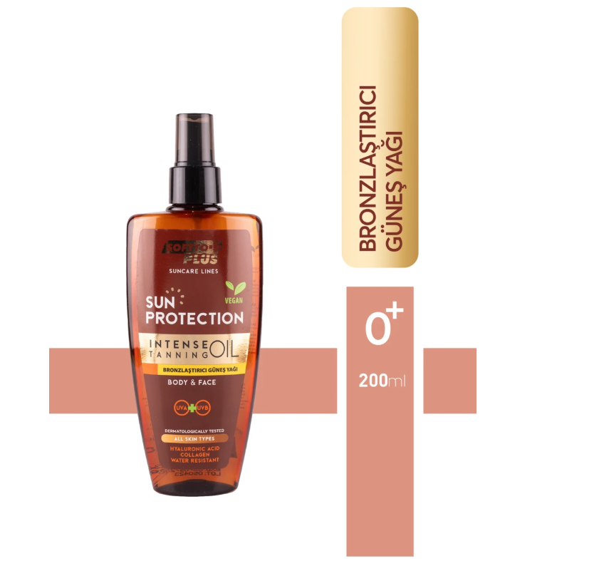 Softto Plus Bronzlaştırıcı Güneş Yağı 200 Ml