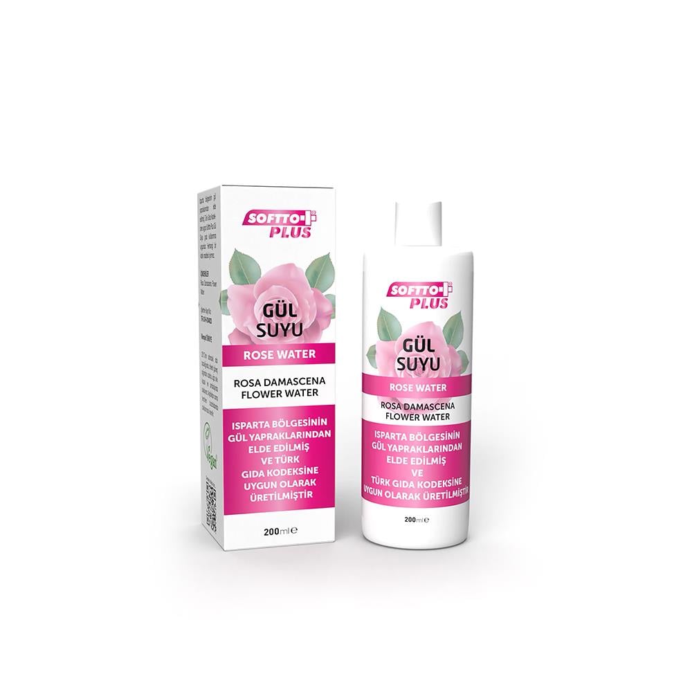 Softto Plus Gül Suyu 200Ml